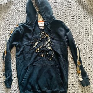 Legendary Whitetails Black and camo Men's hooded sweatshirt